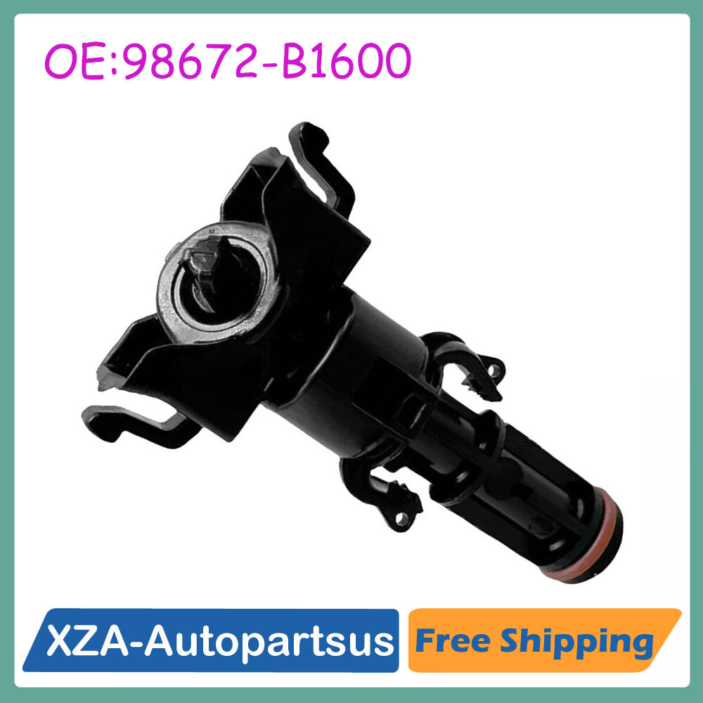 Headlight Washer Nozzle Black for Genesis G80 2016 - 2020 RH Side 98672-B1600