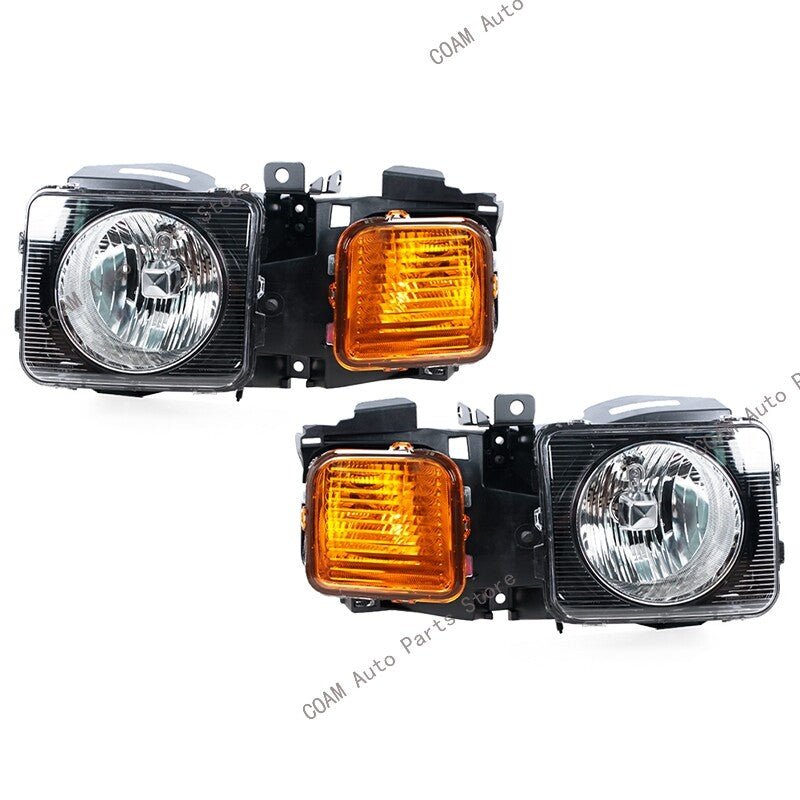 Headlights, daytime running lights, and headlight assemblies for Hummer H3 2006 - 2010
