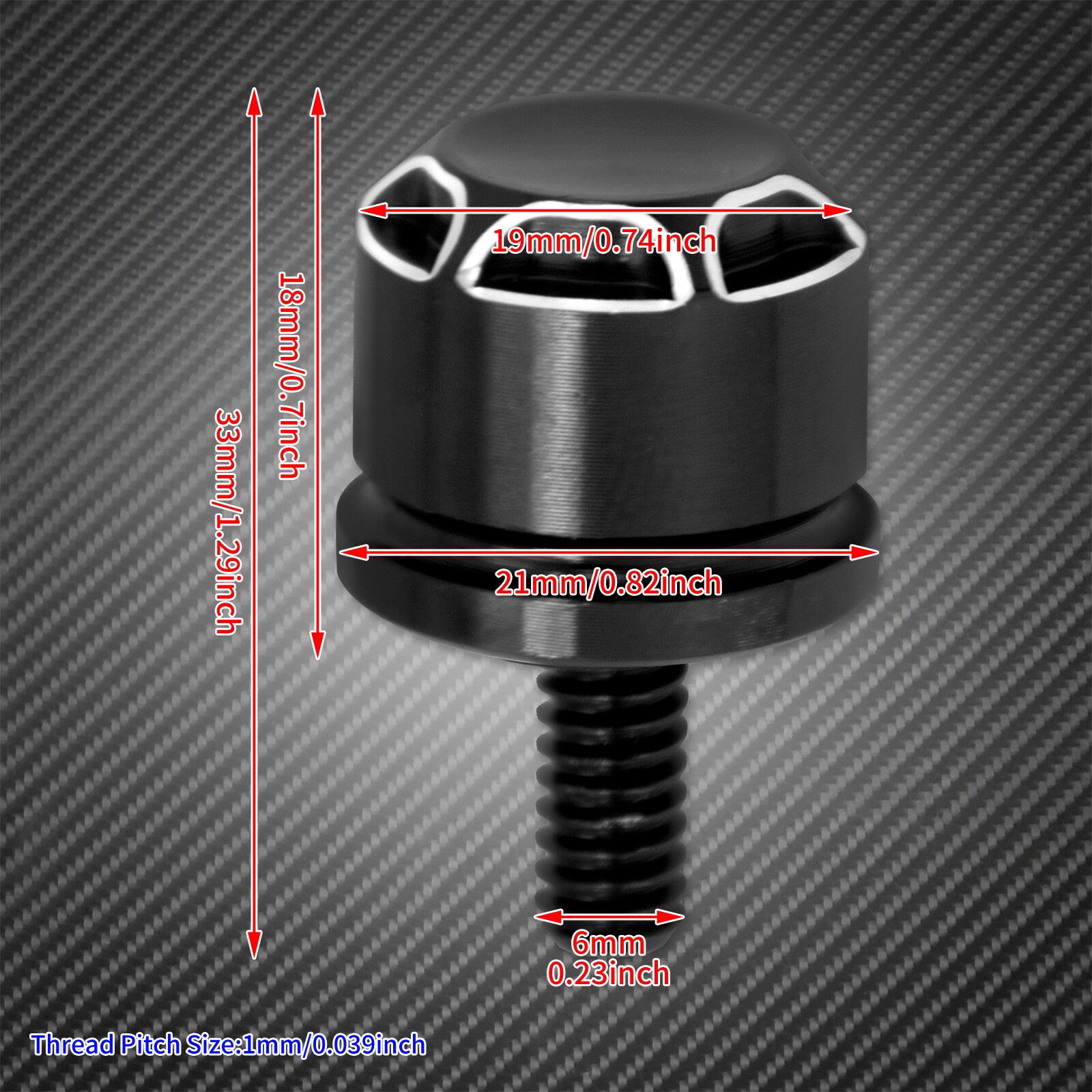 for Seat Cross Screw Bolt Mount Kit Fit for Harley Dyna Softail Sportster XL Touring
