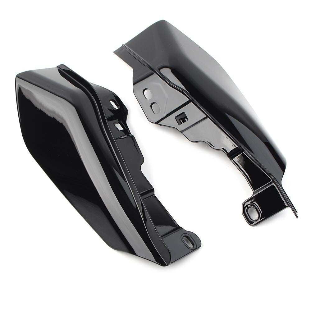 for Harley Touring Mid-Frame Air Deflector Wind Heat Shield Trim Vivid Black