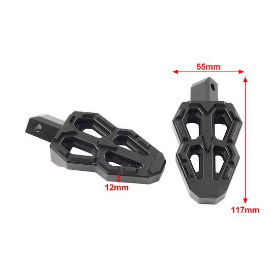 Rear Foot Pedal Rests Footpeg Black For Benelli TNT 600 300 302S QJMotor 350 400