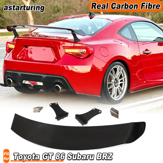 Fit for Toyota GT86 for Subaru BRZ 2013-20 REAL Carbon Rear Trunk Boot Spoiler Wing