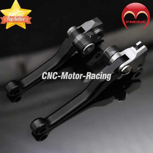 CNC pivot cross-country bike brake and clutch lever for TC125/TC250 2019-2020 2021 kit in black.