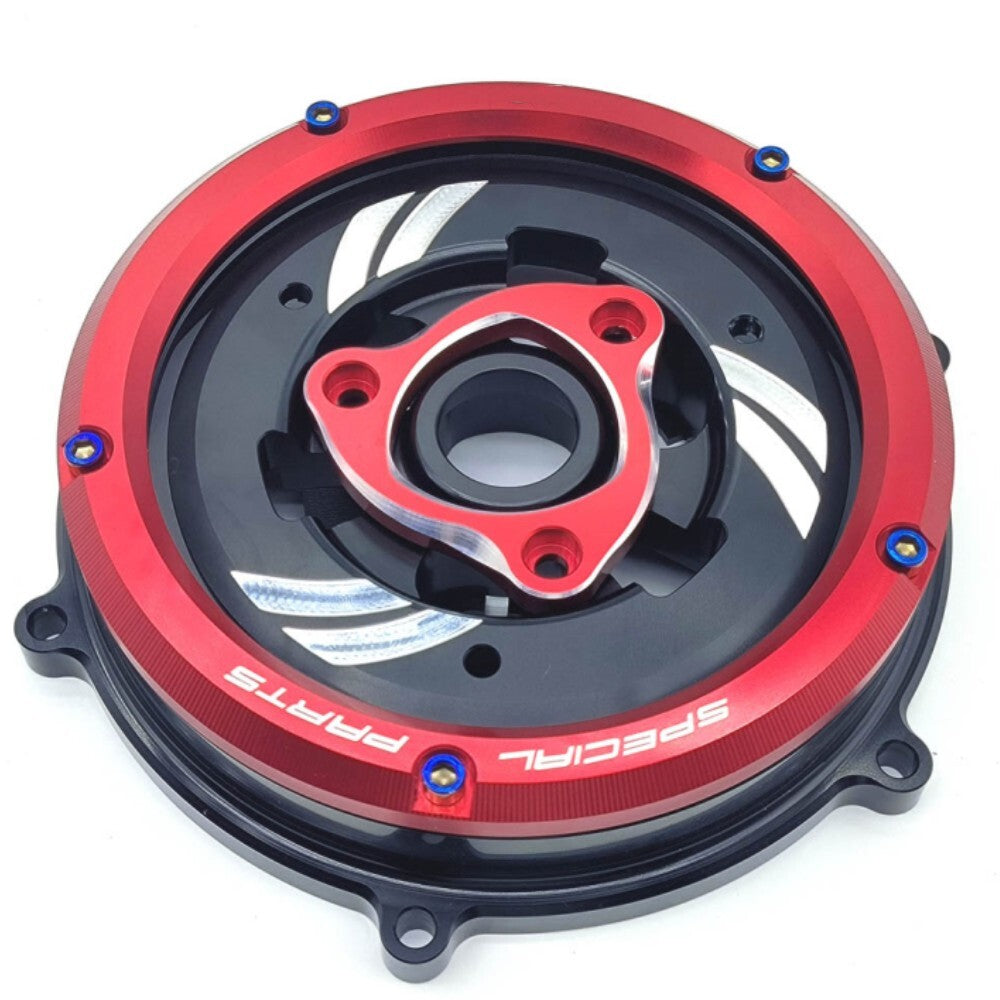 CNC Racing Clear Clutch Cover  Spring Retainer for Ducati Panigale Speciale 4S