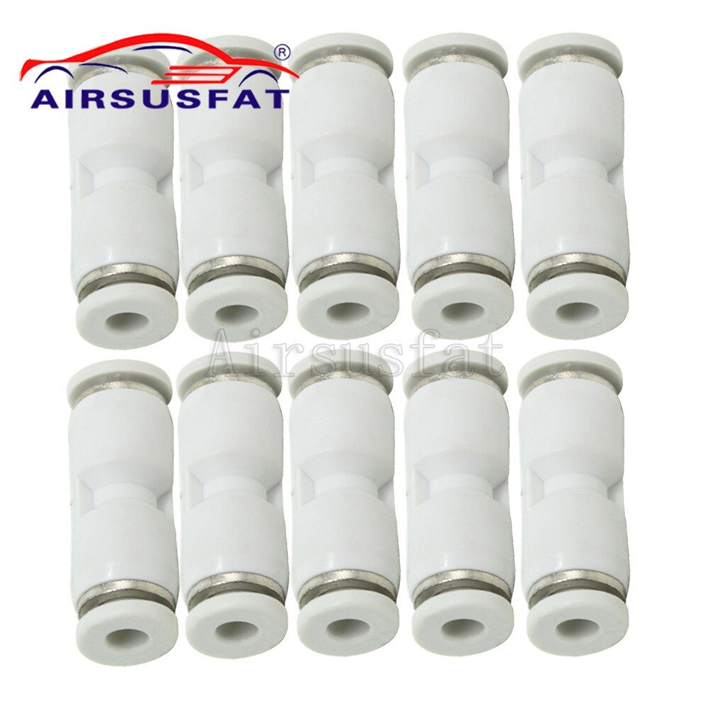 10x 4mm Straight Connector for Mercedes Air Suspension Air Hose Repair