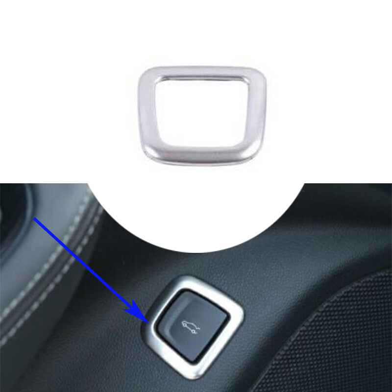 For Car for Cadillac CT4-V CT4 2020-23 Silver Steel Tailgate Trunk Open Switch Frame