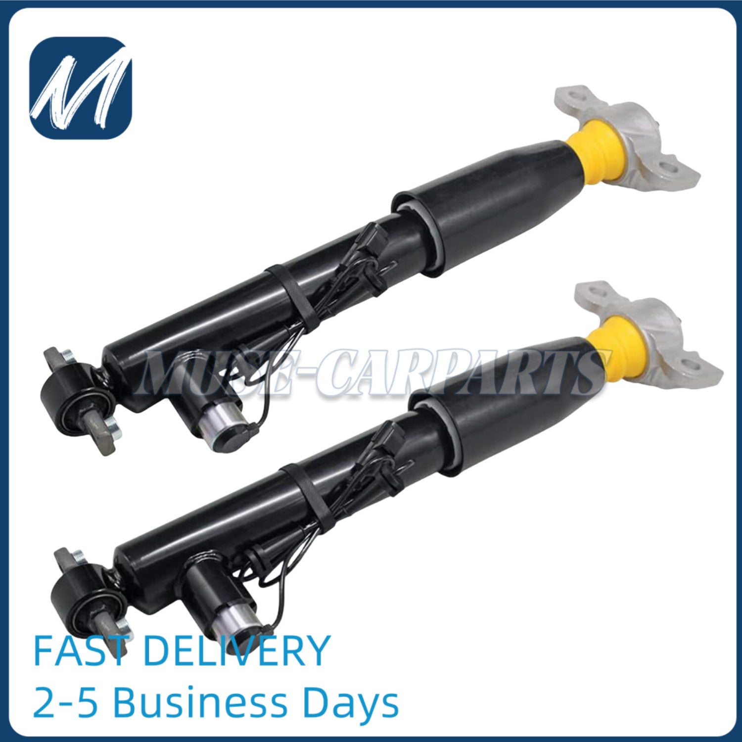 Pair Rear Shock Absorber ASSY w/ Electric for Cadillac CT6 GM AWD 2016-2018
