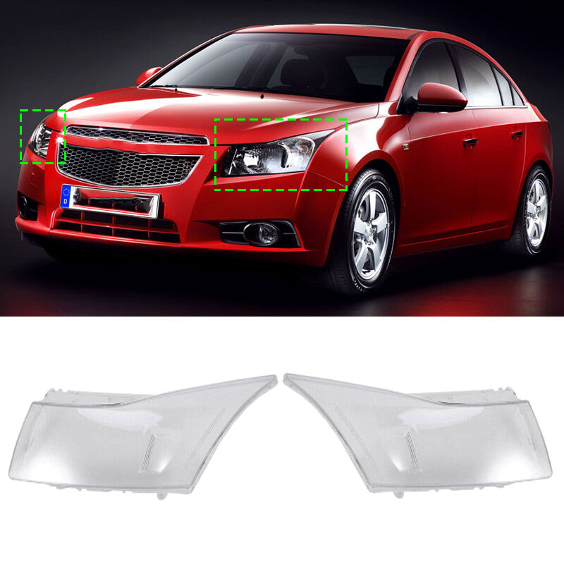 Headlight Lens Cover Lenses Replacement for Chevrolet for Chevy for Cruze 2011 2012-2014