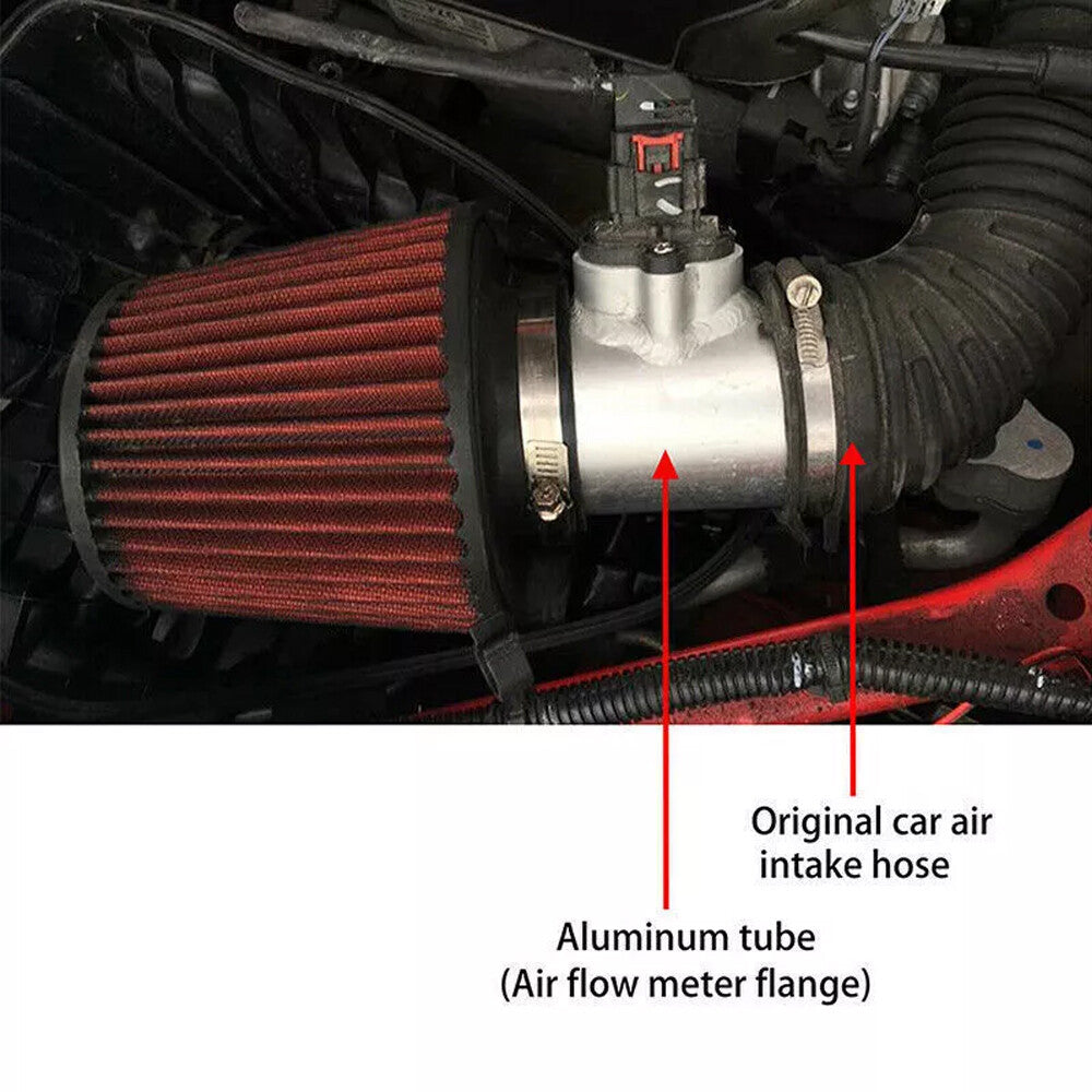 3 76MM Mass Air Flow Sensor Mount Adapter Tube Pipe for Chevrolet for Cruze for Buick