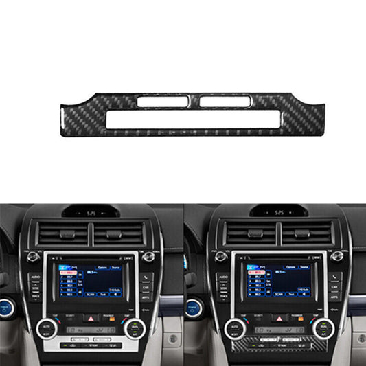 Carbon Fiber Console A/C Switch Control Cover Trim for Toyota for Camry 12-14 Type B