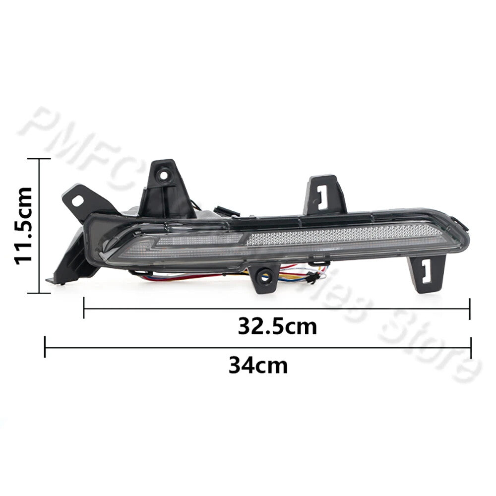 2-Pack LED Rear Bumper Reflector Stop Lights for Hyundai Sonata 2020-2022