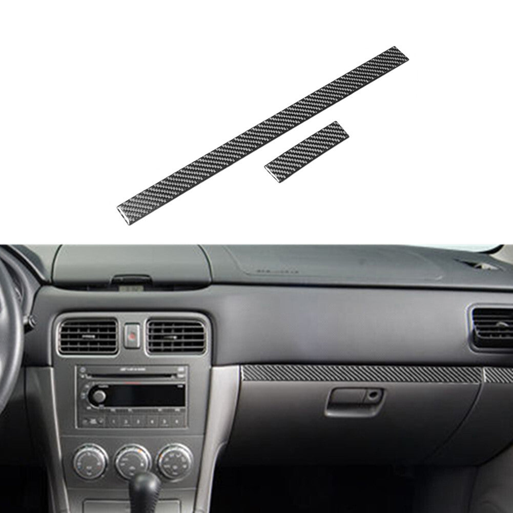 Carbon Fiber for Co -pilot Decorative Strip Trim Cover for Subaru Forester 2005-2008