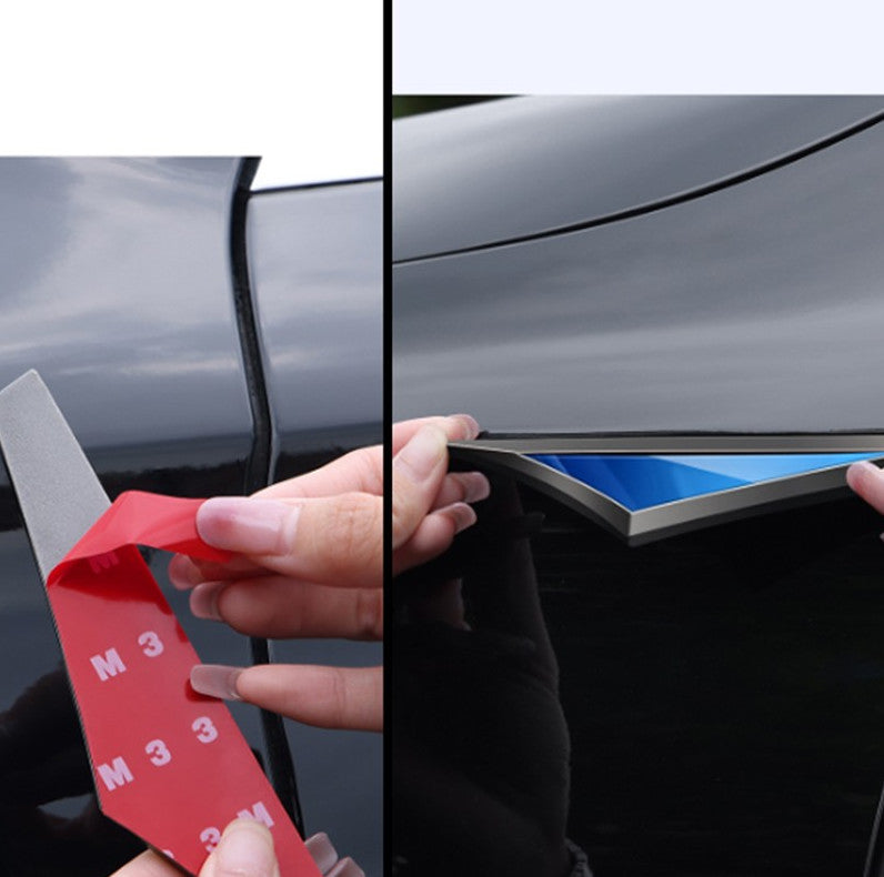 Black and green dog paw American flag sticker  for ford  side fenders