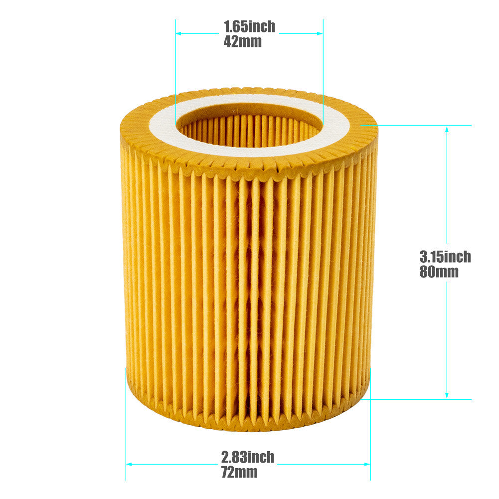 2 pieces 11427566327 Oil filter housing gasket cooler seal suitable for BMW Z4 X3 X5 X6 328I