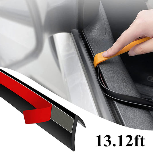 13ft for Lincoln V Shape Car SUV Side Window Door Trims Edge Mould Sealing Strip