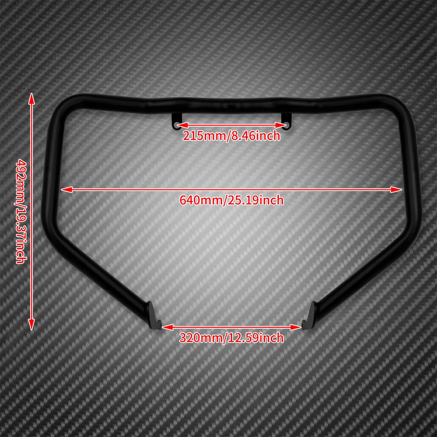 Matte Black Engine Guard Crash Bar Fit for Harley Sportster S RH1250S 2021 2022