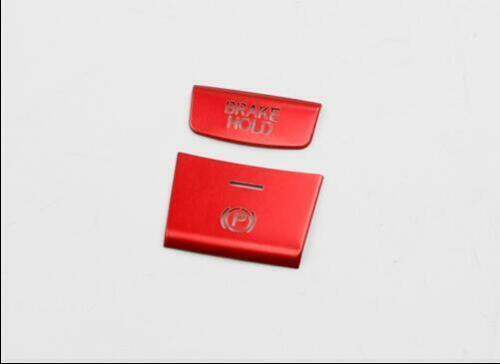 2X Red Accessories Gear Function Button Cover Trim for Honda HR-V HRV 2016-2021