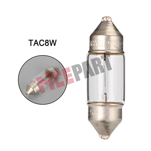 2pcs compatible TAC8W Car Auxiliary Bulbs 31MM C8W 12V8W Festoon Lamp