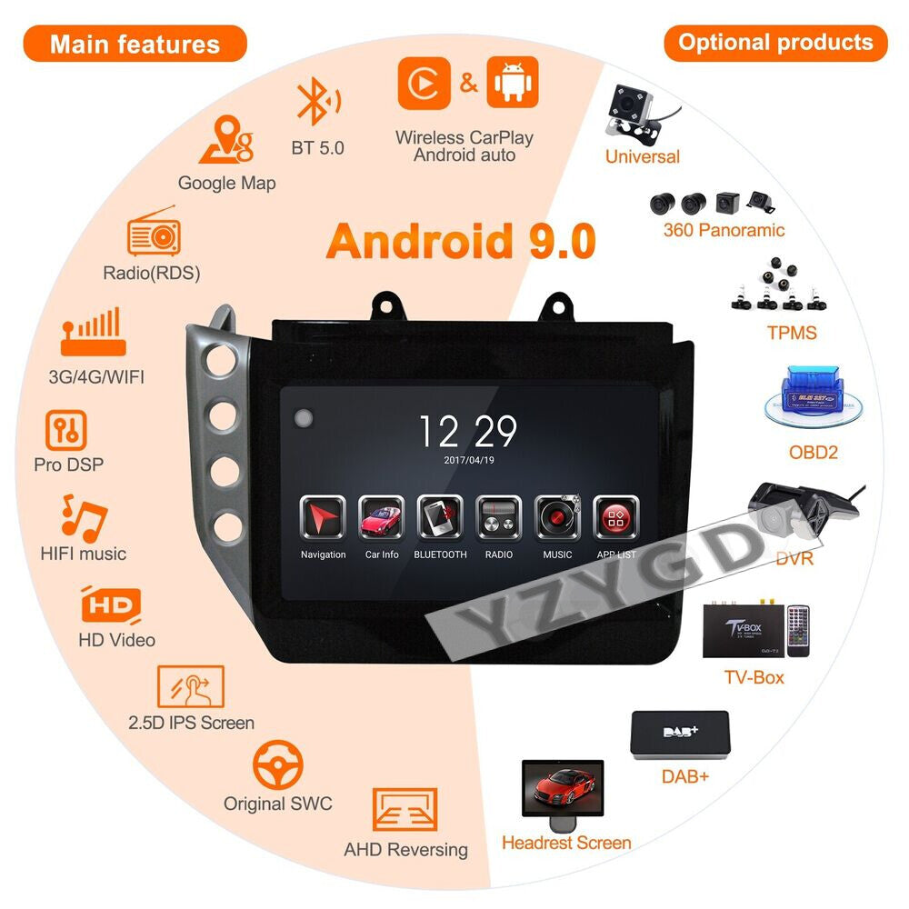 2007-2017 for Maserati GT/GC GranTurismo Android CarPlay Car Radio Stereo Screen