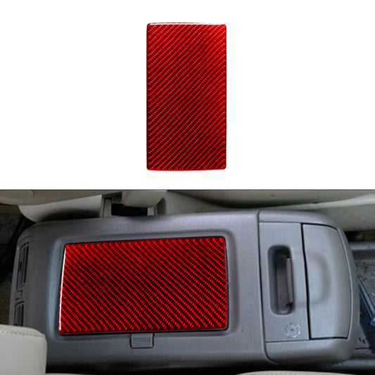 Red Carbon Fiber Interior Center Cupholder Cover Trim for Lexus RX300 1998-2003
