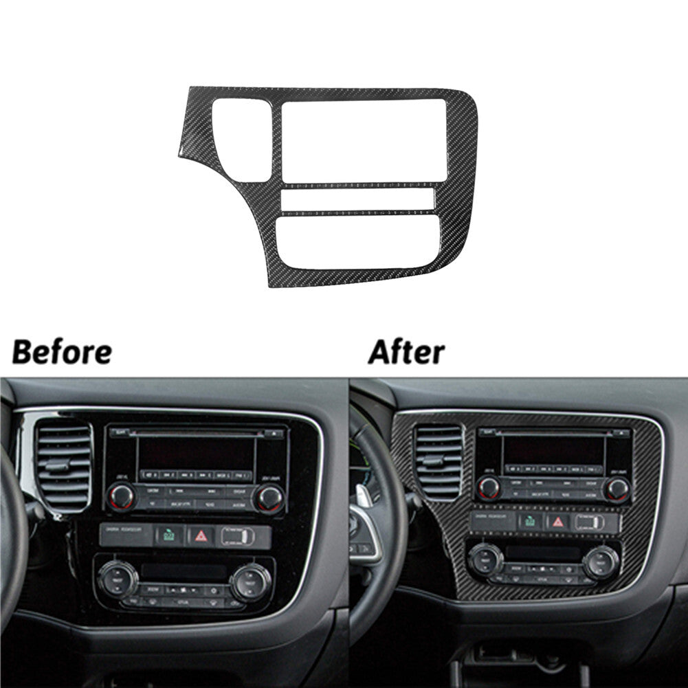 Carbon Fiber Climate Control Console Surround for Mitsubishi Outlander 2014-2016