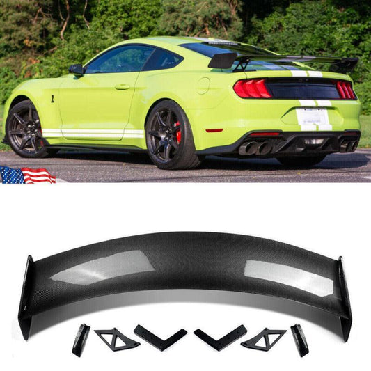 carbon fiber is suitable for 15-23 for Ford for Mustang GT500 rear trunk boiler lip.