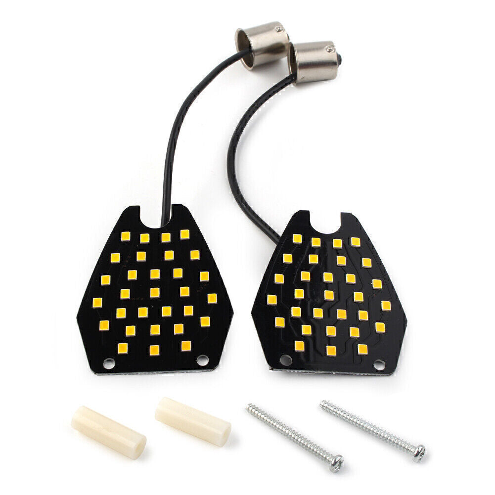 Rear 30SMD LED Turn Signal Indicator Light 1156 for Honda CBR1000RR 04-07 Yellow