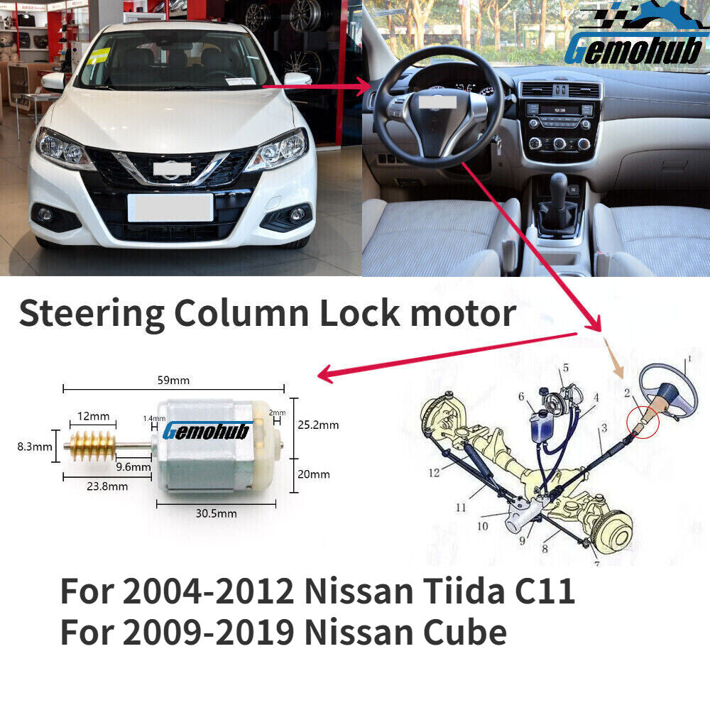New Steering Column Lock Motor Repair 487001NC0A For 2011-2013 for Infiniti M56 M37