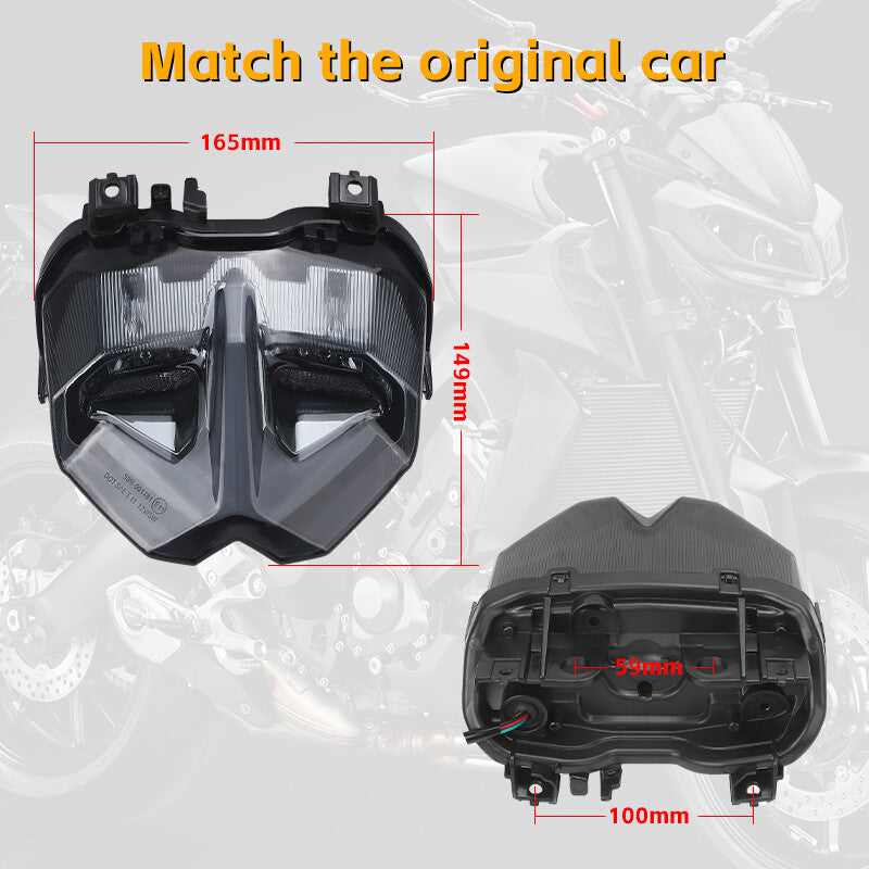 Integrated LED Tail Light Brake Turn Signal For 2021-2022 for YAMAHA MT-09 MT09 SP