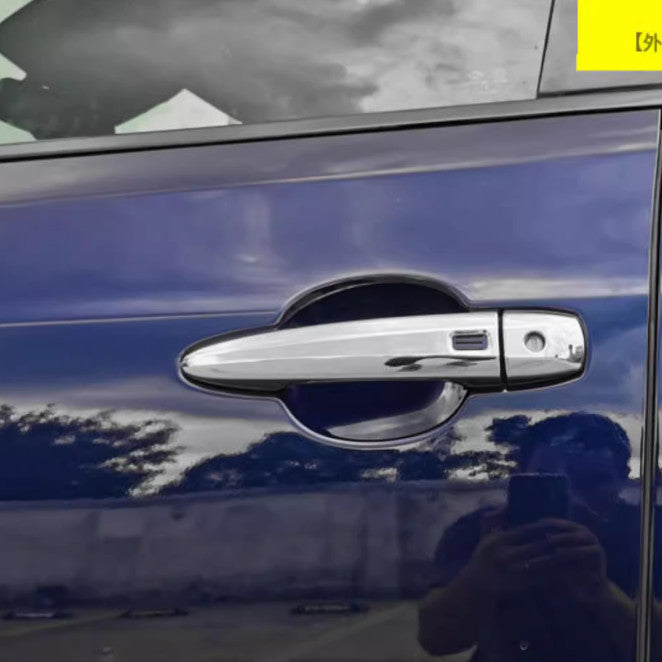 8X ABS Chrome Side Door Handle Cover Molding Trim for Nissan Pathfinder 2022-24