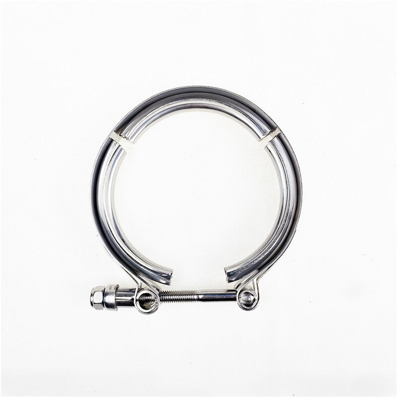 4 Universal Stainless Steel V-Band Clamp for Turbo Downpipe Exhaust Pipe