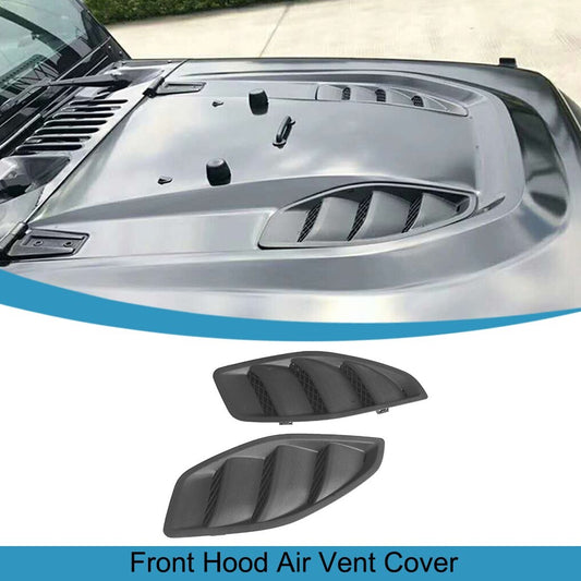 Engine Hood Air Vent Outlet Louvers Trim for Jeep for Wrangler JK 2007-2017 2/4 Door