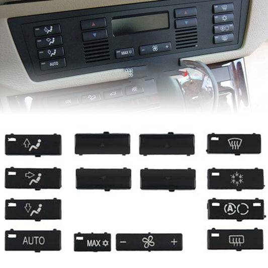 Air Con Heater Climate Ventilation Contral Button Switch Set for Bmw E39 X5 E53