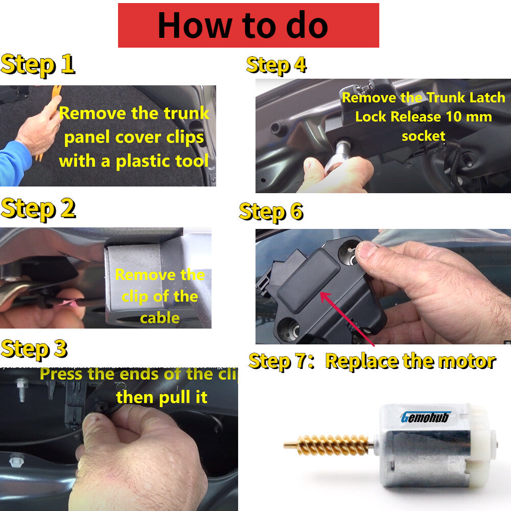 Trunk Hatch Lock Motor for 15-2022 for Ssangyong Tivoli 2011-2019 for Ssangyong for Korando