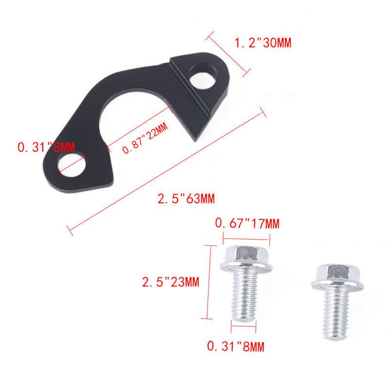 Modified stainless steel oil pump pipe bracket suitable for LS1, LS2, LS3, and LS6 engine mounts.