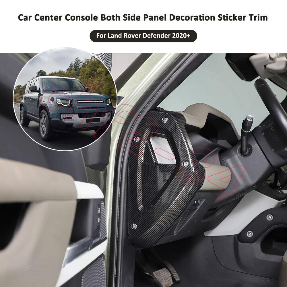 ABS Carbon Both sides of instrument panel Trim For 2020-2023 for Land Rover for Defender