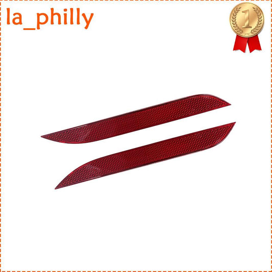 2X Rear Left+Right Bumper Reflector Red Plastic for Fortwo 2016 2017 2018