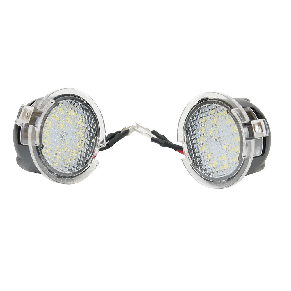 new 2x high-power white LED side mirror puddle lights for Ford models 2011-2017