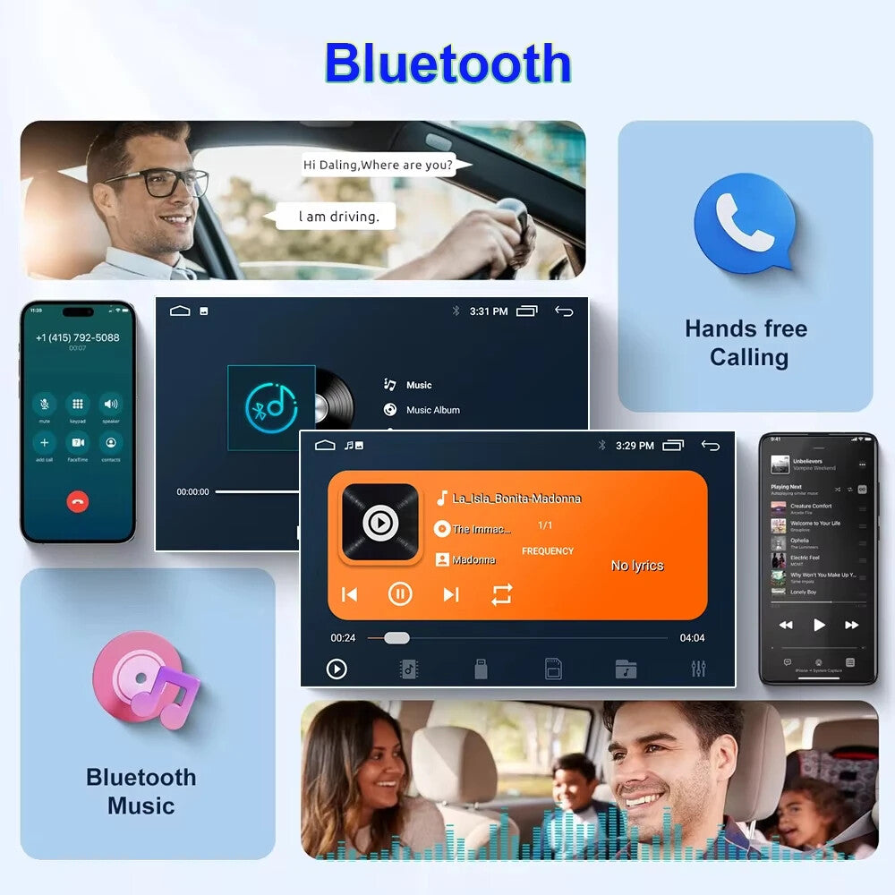 for Fiat Fiorino Qubo for Citroen Nemo for Peugeot Bipper Car Radio Carplay Screen GPS
