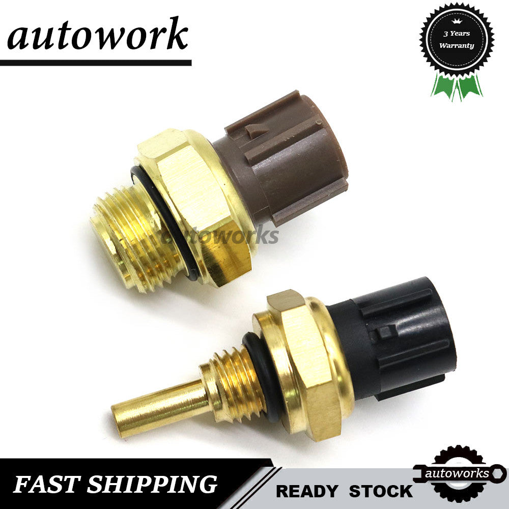 2x 37760-P00-004 37870-PJ7-003 Coolant Temperature Sensor Switch for Civic