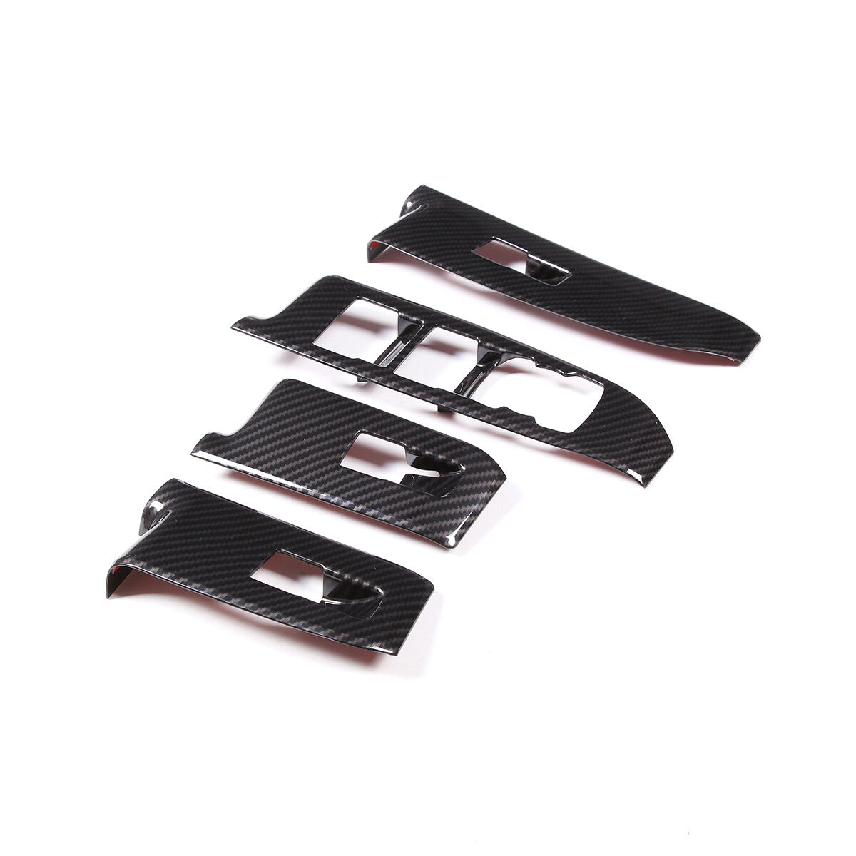ABS Orange Window Lift Button Frame Trim Cover for Ford Maverick 2022