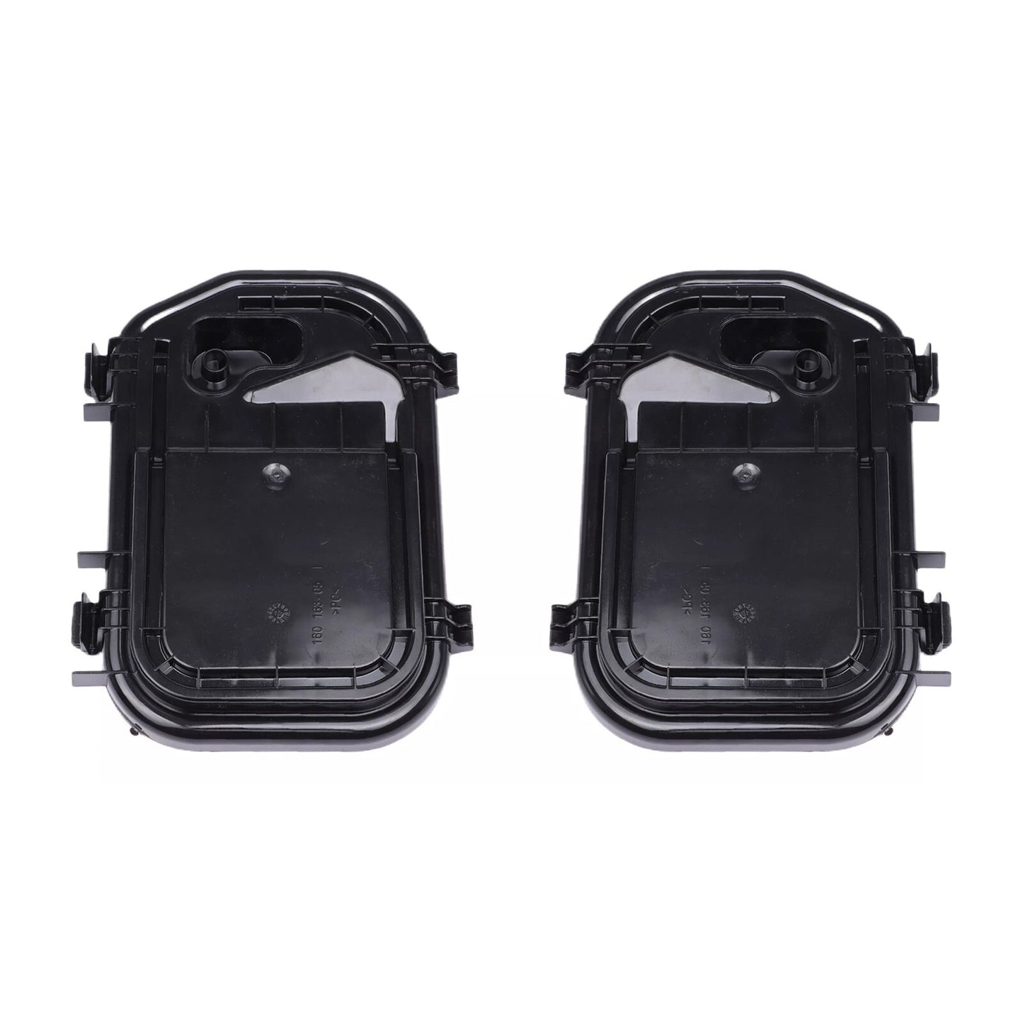 Pair LR Headlight Cover Cap Set For 2005-11 for Audi A6 Quattro S6 4F0941158 Black