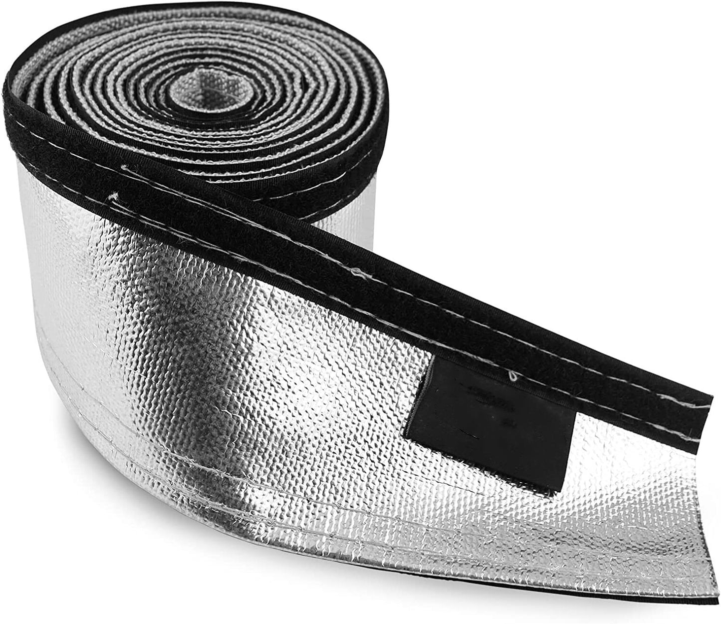 1/2-inch ID metal insulated heat shield cover for electrical conduit, cover for fabric tubing, 10 feet