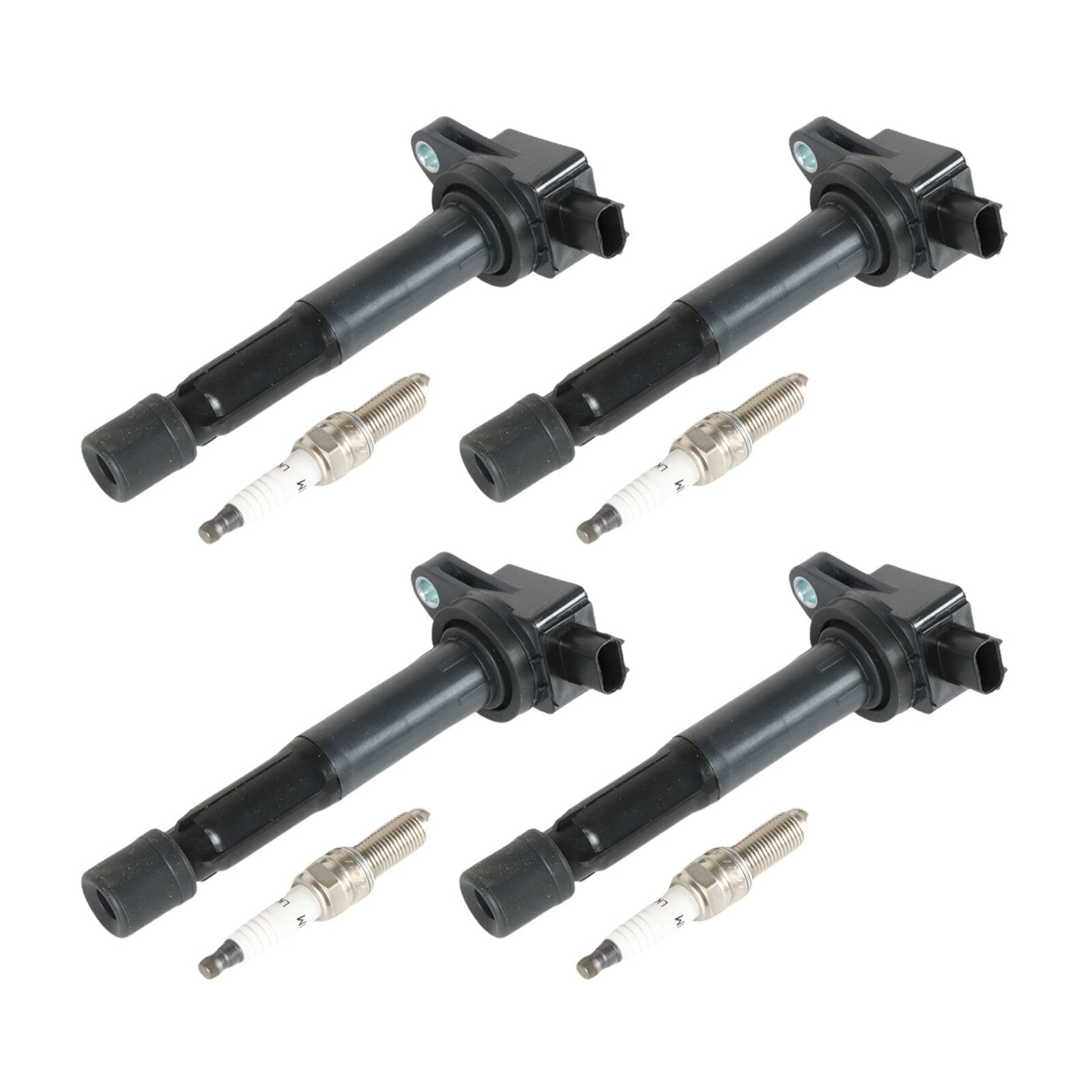 4pcs Ignition Coils+4pcs Iridium Spark Plug for 09-2014 TSX L4 2.4L UF629+97390