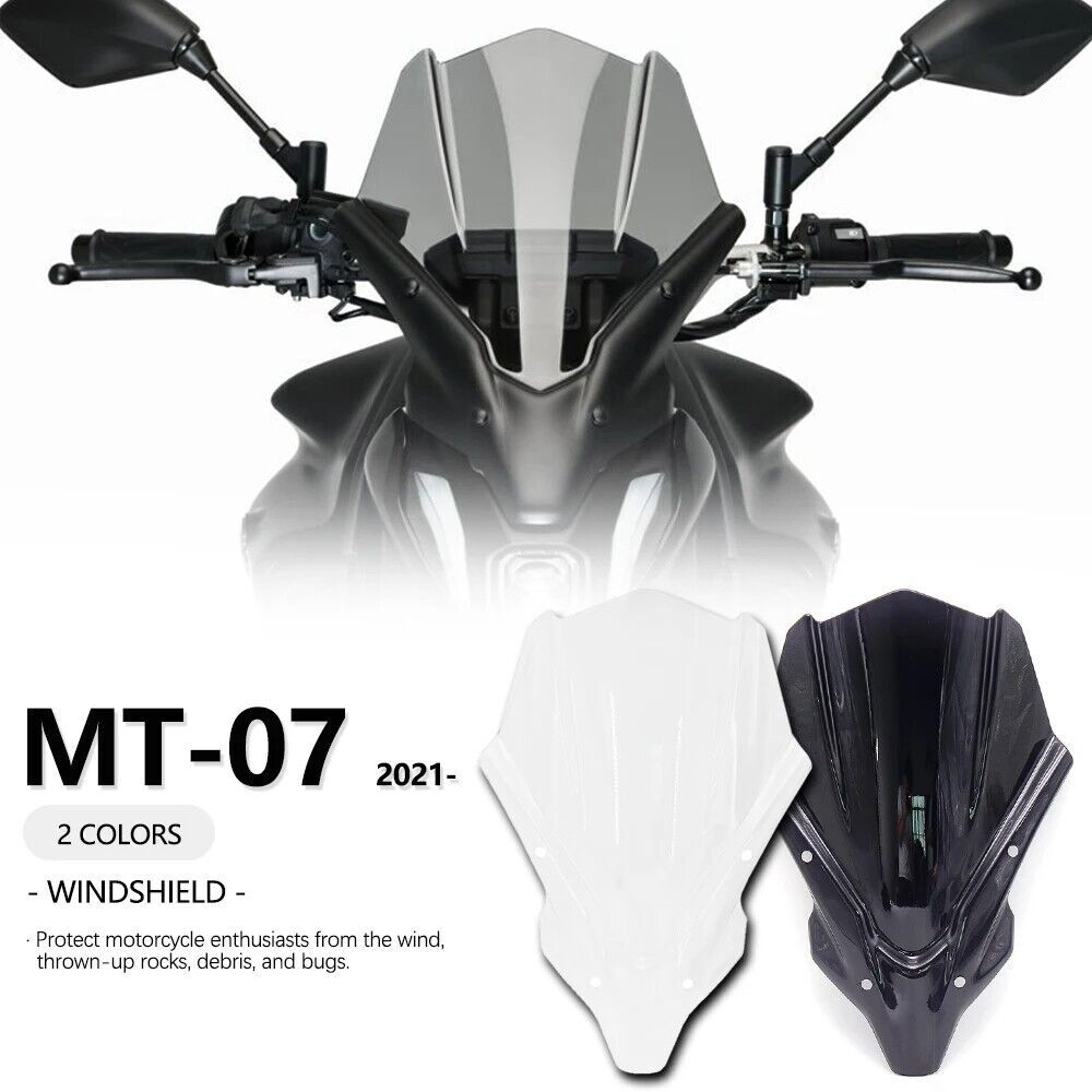 Dirt Bike for Yamaha MT-07 2021- Wind Windshield Deflector Protector WIND Screen