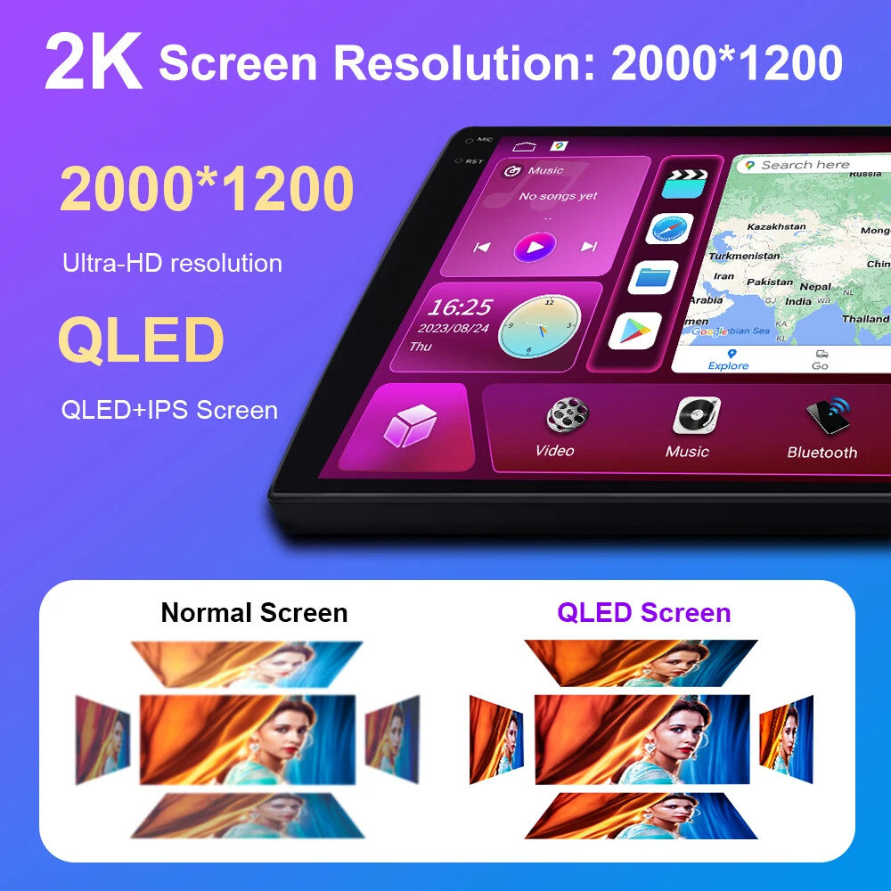 for NISSAN NAVARA Android Car Stereo Radio CarPlay Multimedia GPS Video Player
