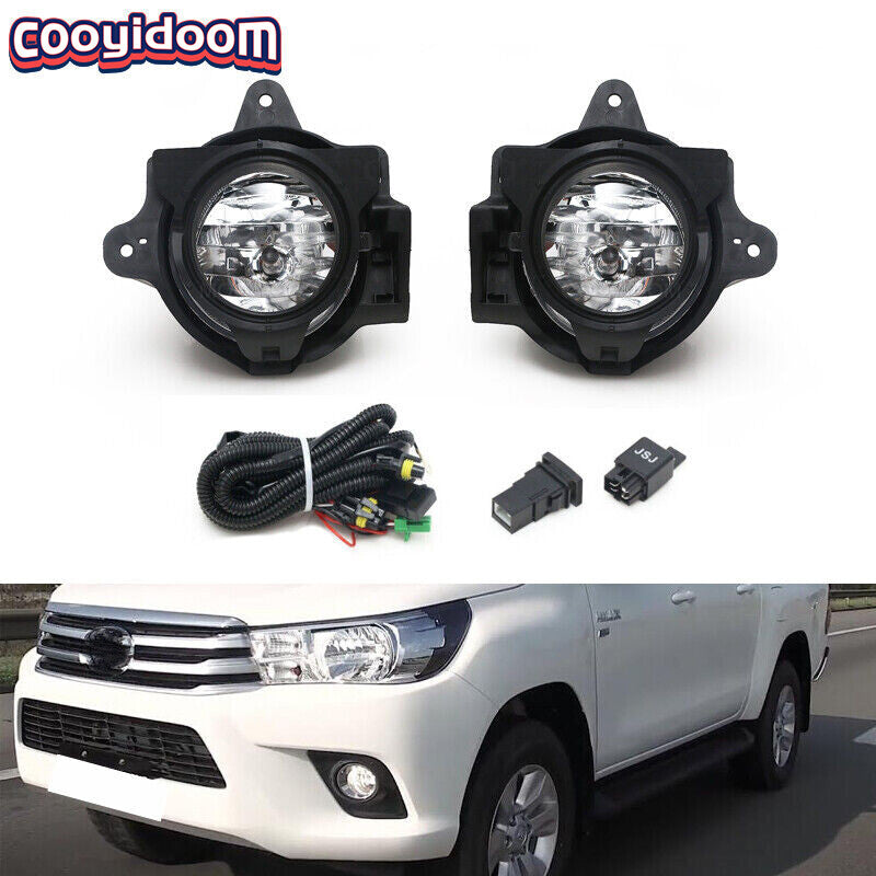 1Pair Front Bumper Fog Light For 2012-2016 for Toyota Hilux VIGO MK7
