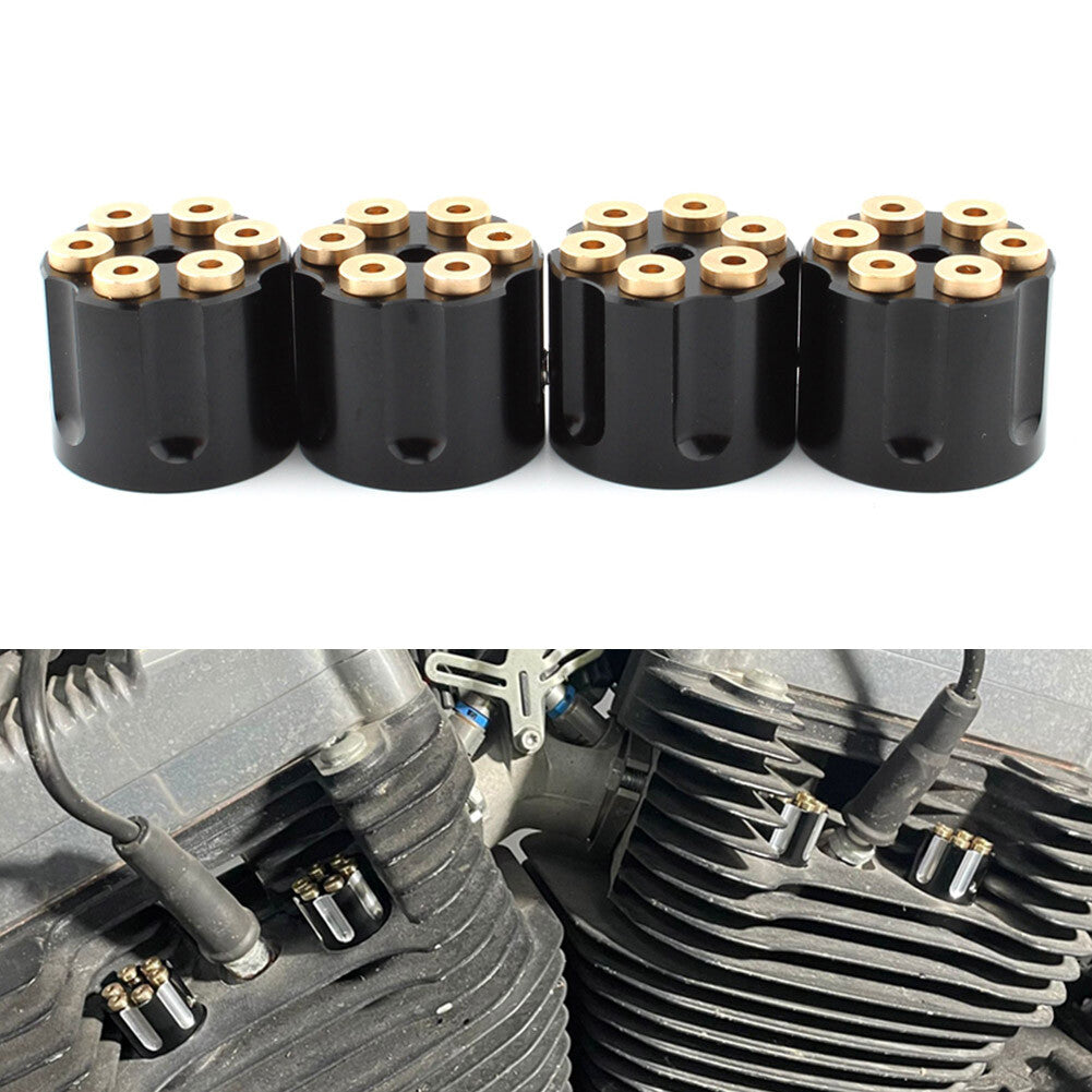 Spark Plug Screw Nut Head Bolt Cap Engine Topper Cover FIT for Harley Twin Cam
