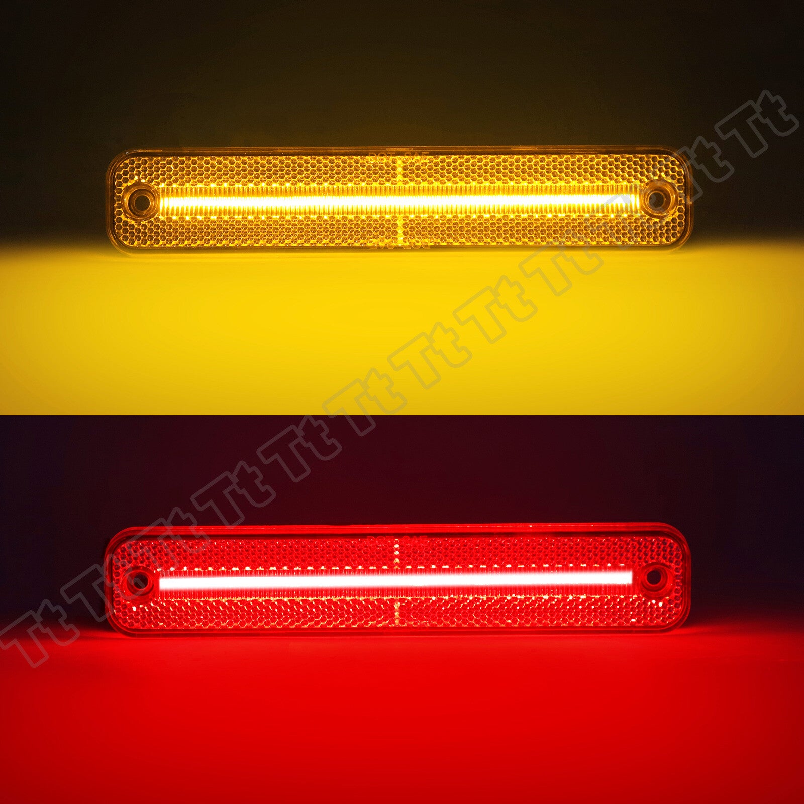 4x Front and Rear Marking Lights for 75-83 for Ford E-100, Econoline, F100, and F150 Trucks