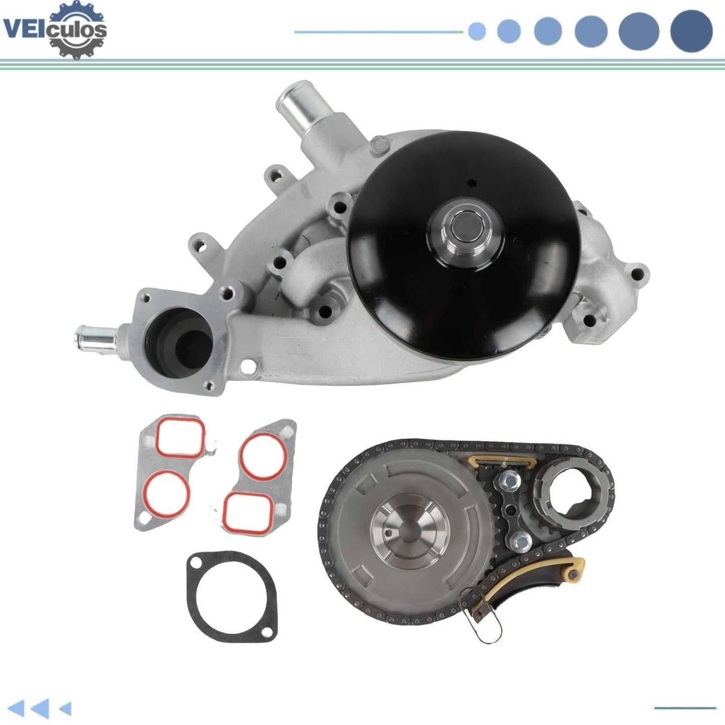 Timing Chain Kit Water Pump for Chevrolet Suburban for Buick Rainier for GMC for Canyon 5.3L